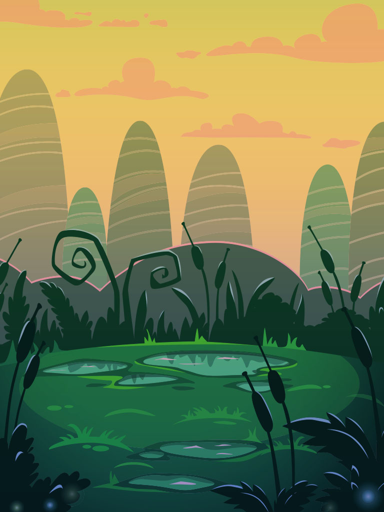 Background image swamp